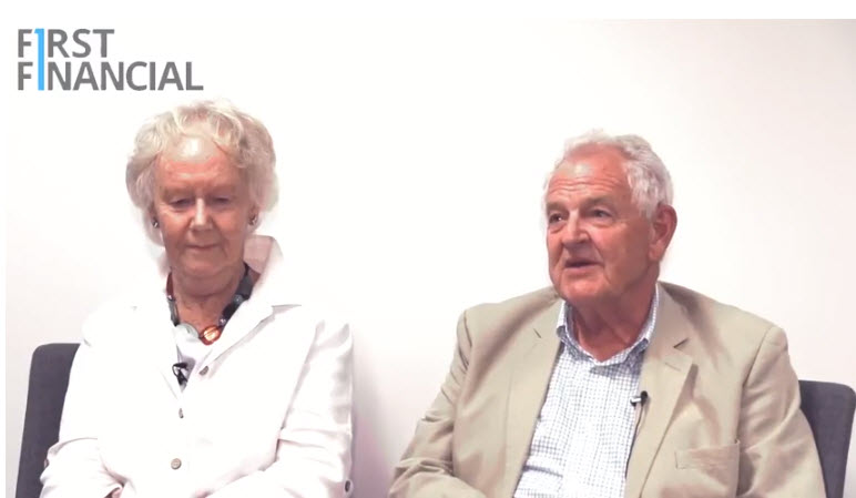 How the team at First Financial instilled great confidence in this retired Melbourne couple