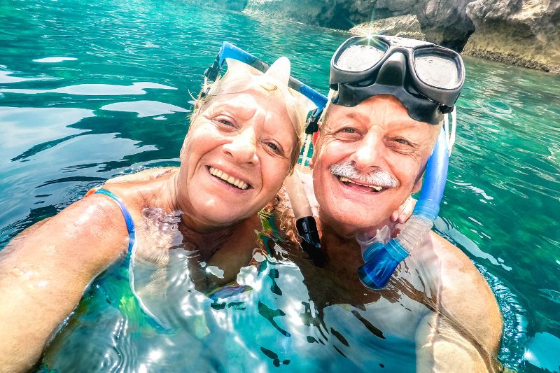 Adventure activities for active retirees